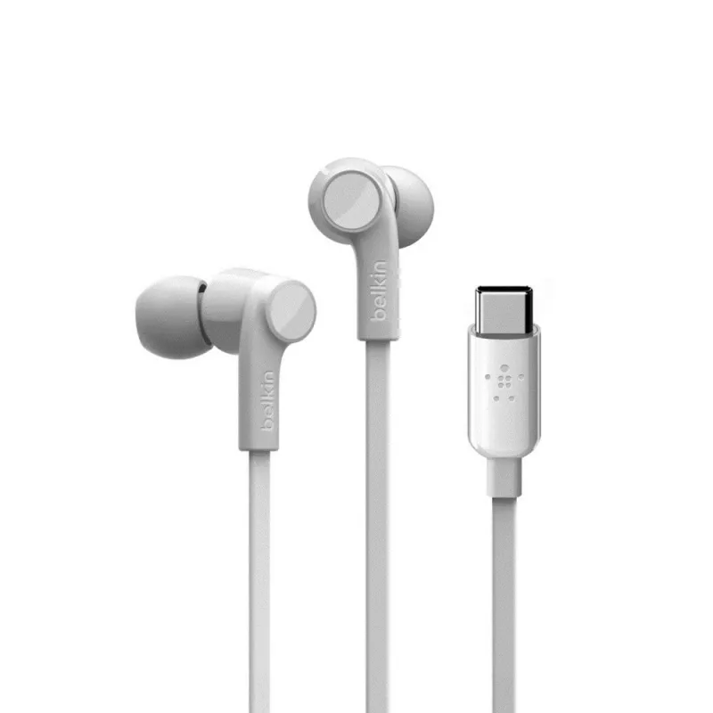 Kõrvaklapid Belkin ROCKSTAR USB USB-C valge