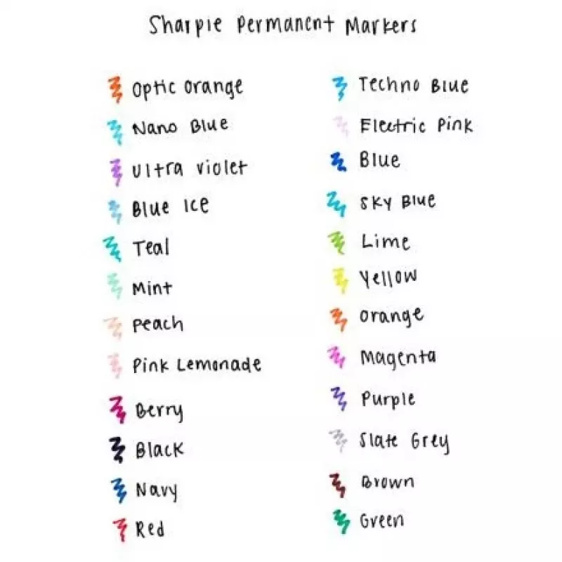Sharpie peen marker 24 tk Peen ots Mitmevärviline