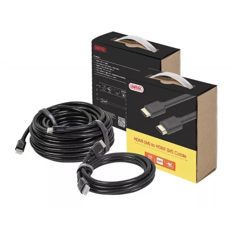 UNITEK Y-C137M HDMI-kaabel 1,5 m HDMI Type A (Standard) Must
