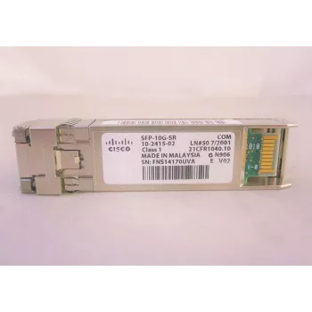 Optiline transiiveri moodul Cisco 10GBASE-SR SFP 10 Gbit/s mitmekiu jaoks