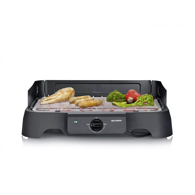SEVERIN lauagrill PG 8593, 2000 W, ristkülikukujuline rest, must