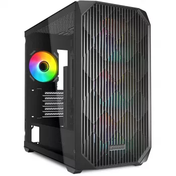 Sharkoon MK3 RGB Micro Tower Must