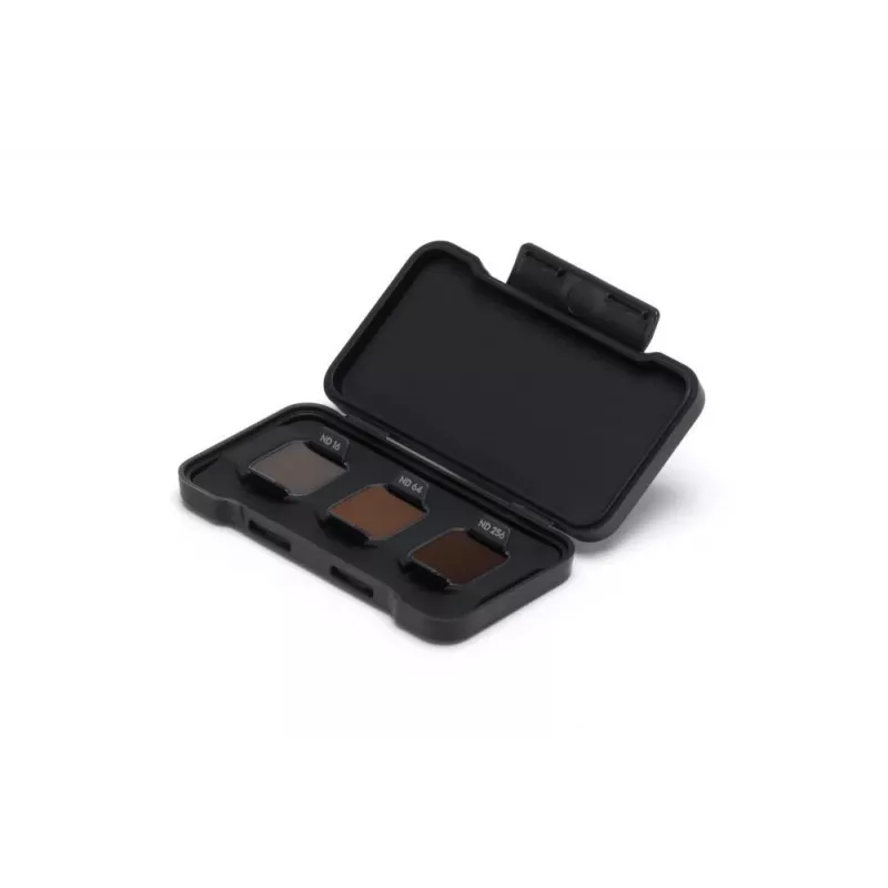 Neutraaltihedusfiltri komplekt DJI Flip ND16 / ND64 / ND256 — kolmepakk ühilduvatele DJI droonidele
