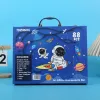 Kunstimaalimiskomplekt Extralink Blue Astronaut — 88 osa (värvid, pintslid, tarvikud)