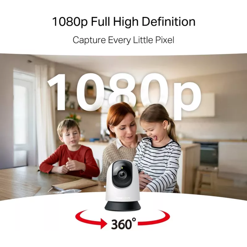 TP-LINK Mercusys MC200 Pan/Tilt Home Security Wi-Fi Camera