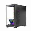 PC Case MODECOM Volcano Stellar 5F ATX Midi Tower, karastatud klaas, 5 eelpaigaldatud ventilaatorit, USB‑C, toetab microATX/ATX, max GPU 420mm, CPU jahuti kõrgus 175mm