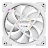 Montech RX120 PWM arvutikorpuse ventilaator 12 cm valge 3 tk