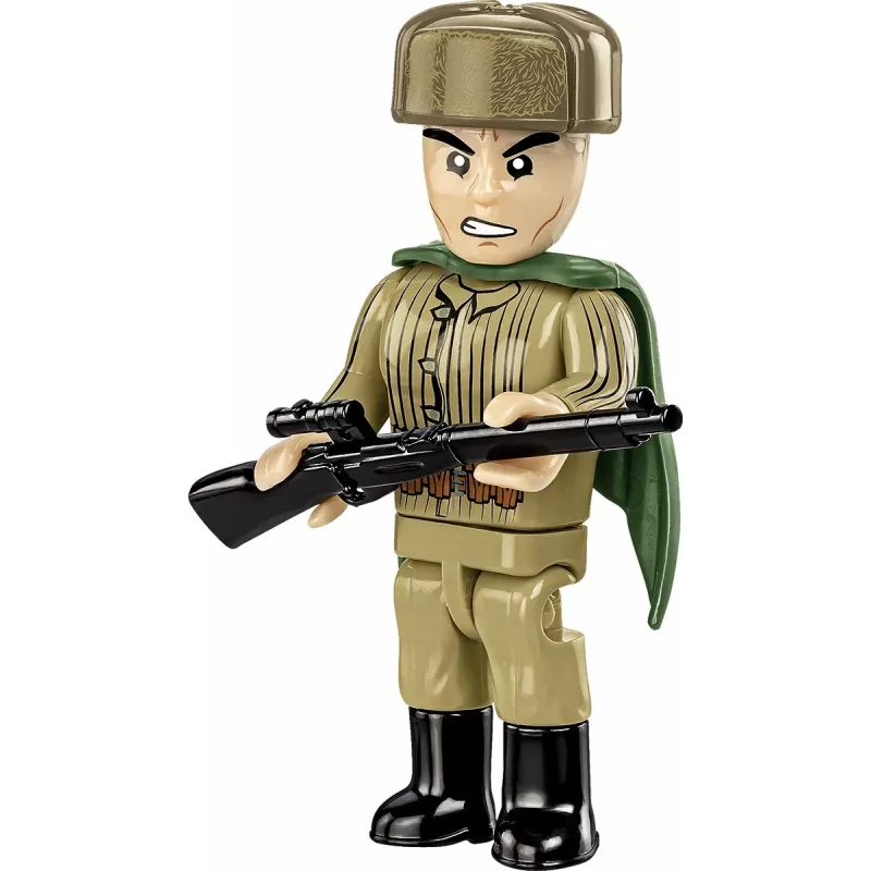 Cobi ehitusklotsid Stalingradi lahingu mudelikomplekt — 76 tk, ajalooline diorama