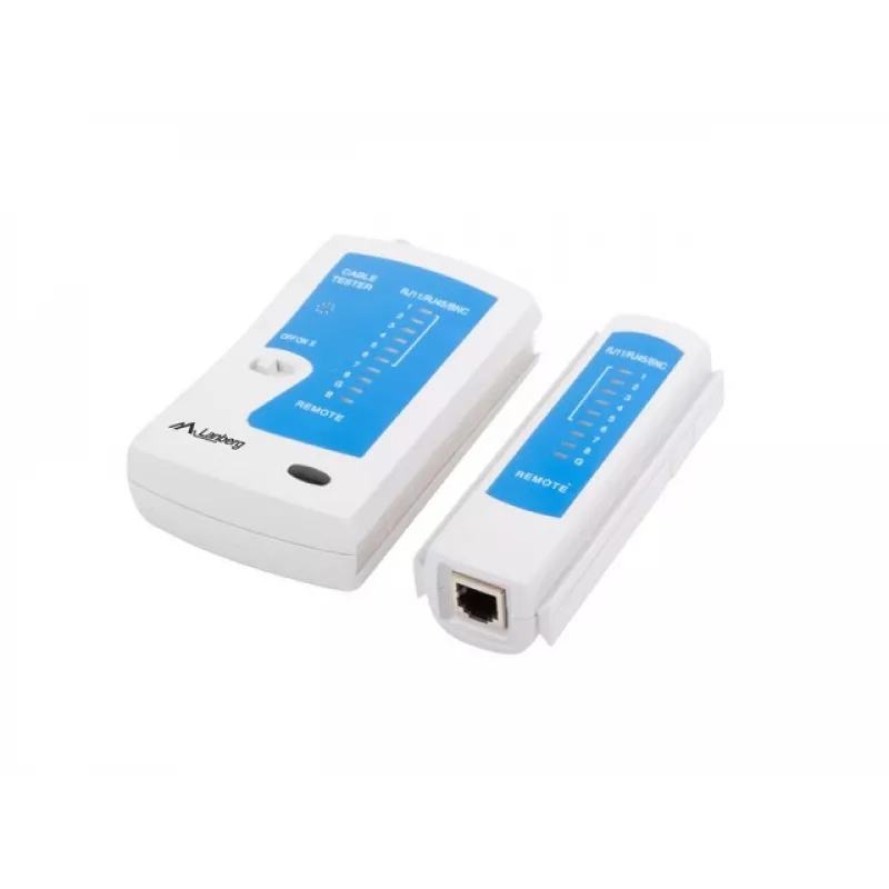 Lanberg NT-0401 võrgukaabli tester UTP/STP kaabli tester sinine, valge