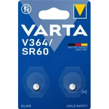 Ühekordne aku Varta V364 SR60 2,15mm 6,8mm 0,31g