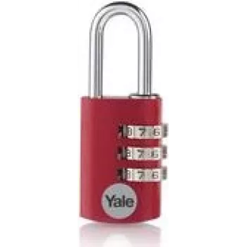 YALE YE3CB/20/121/1/CO Tabalukk 20 mm Punane kombinatsioonlukk (YE3CB/20/121/1/CO)