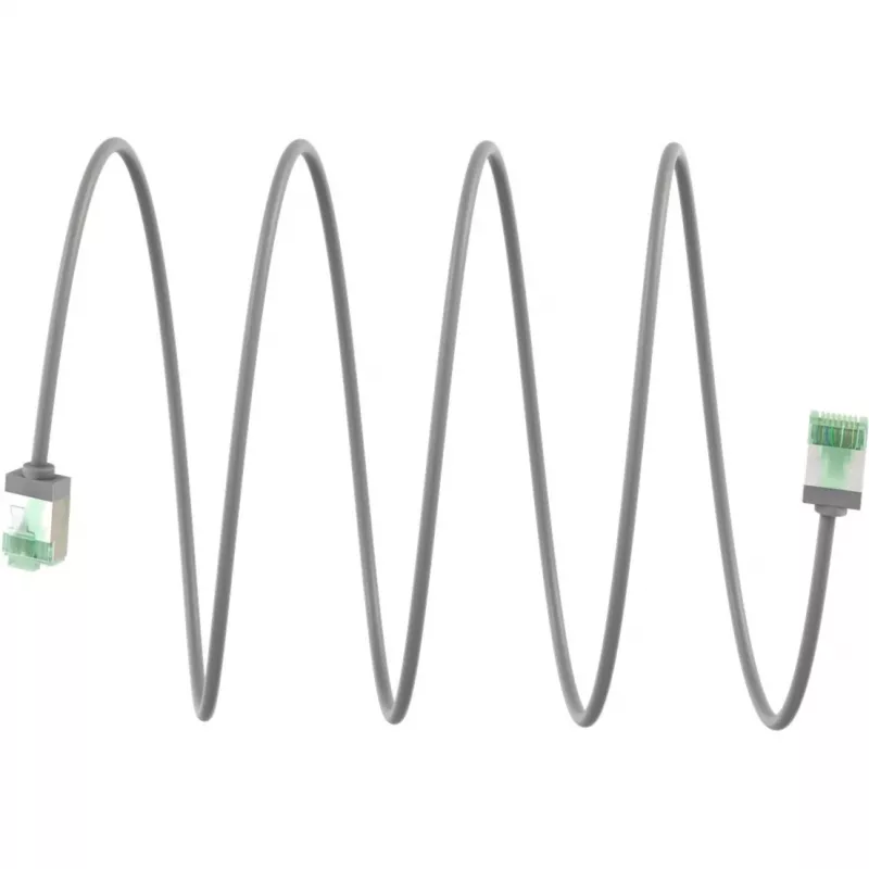 Goobay Ultra-Flexible CAT 8.1 patch-kaabel õhuke U/FTP hall - extra-short plug 99.9% (74345)