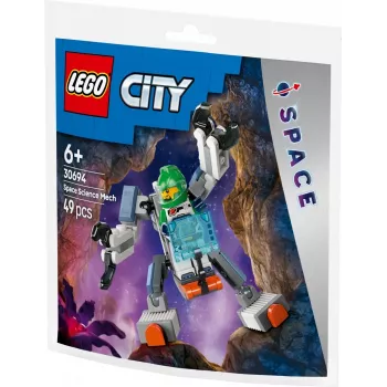 Ehitusmänguasi LEGO City kosmoseuurija mech 30694 liigutatavate käte ja jalgadega