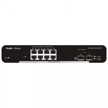 Ruijie Networks RG-NBS3100-8GT2SFP võrgulüliti hallatav L2 Gigabit Ethernet (10/100/1000) Must