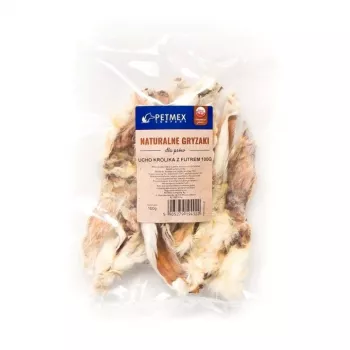 PETMEX koera närimismaius Küüliku kõrv karvaga 100g