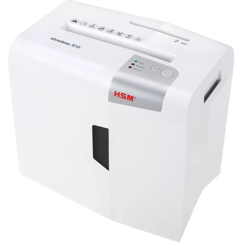 HSM shredstar S10 dokumentide purustaja, 6 mm + eraldi CD-lõikamismehhanism