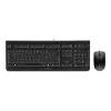 Klaviatuur CHERRY DC 2000 koos hiirega, universaalne, USB, QWERTY, tšehhi, must
