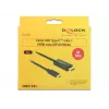 Videokaabliadapter DeLOCK 85259 USB USB-C HDMI-le 2m Must