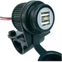 Väline laadija Albrecht 73700 GPS-nutitelefoni aku 12-18V 5V 2 USB