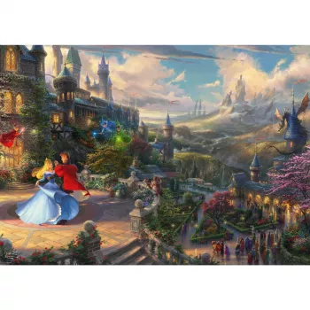 Pusle Schmidt Spiele Thomas Kinkade Studios Disney Dreams Collections Sleeping Beauty 1000 tk