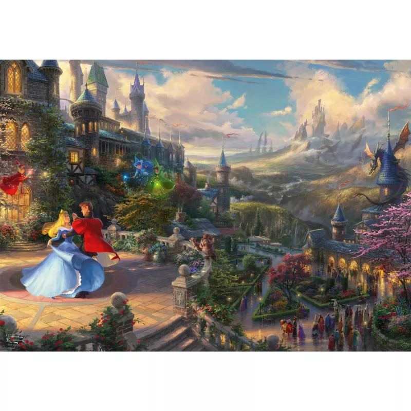 Pusle Schmidt Spiele Thomas Kinkade Studios Disney Dreams Collections Sleeping Beauty 1000 tk
