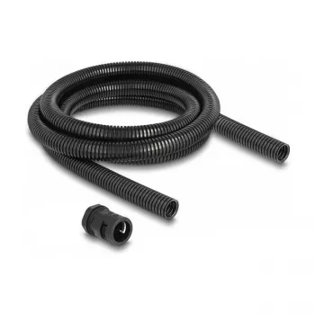 Kaablikaitsesukad DeLOCK 60464 Must 18.5mm 2m