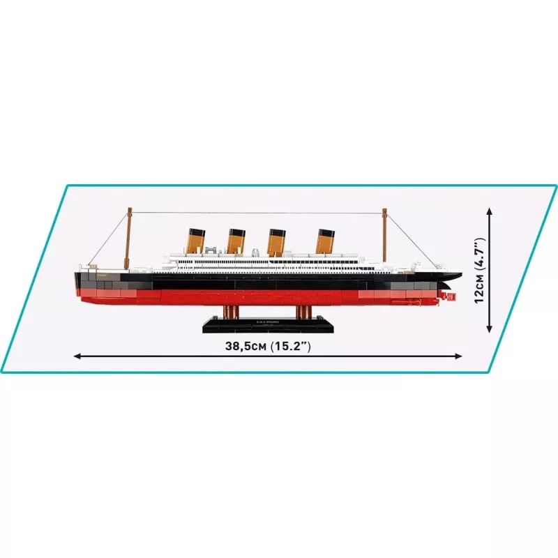 Konstruktsioonikomplekt Cobi R.M.S. Titanic mudel 593 osa COBI-1680 — mastaapne mudeli ehitusklotsid