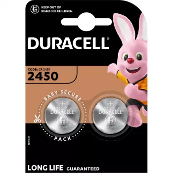 Duracell 152137 majapidamispatarei Ühekordne patarei CR2450 Liitium