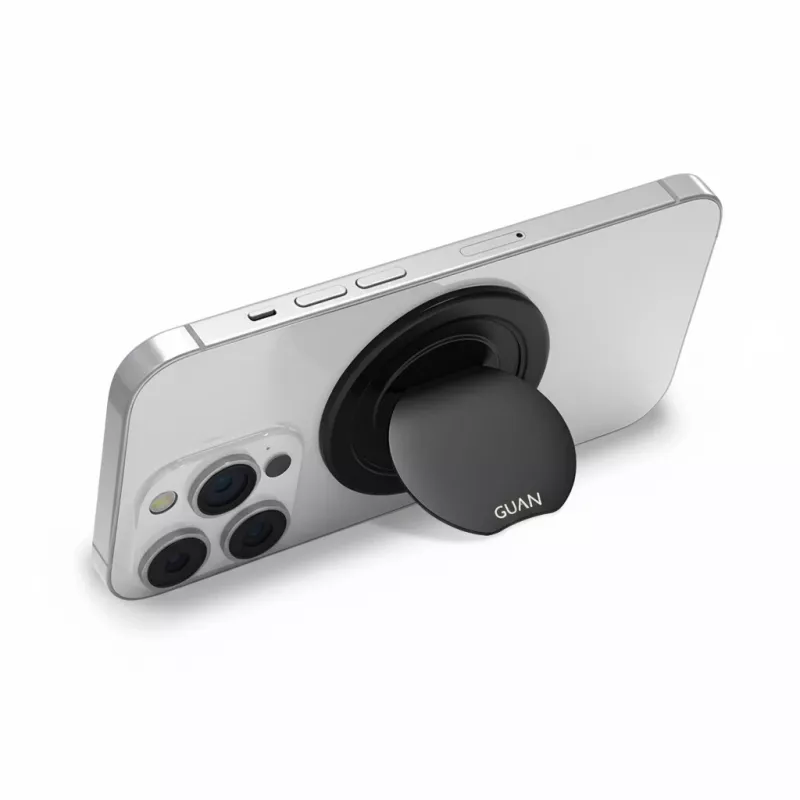 GUAN MagSafe rõngas iPhone'ile, must, GA-SPG23PBLK