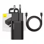 Baseus Super Si kiirlaadija 1C 20W koos USB-C kaabliga Lightningi jaoks 1m (must)