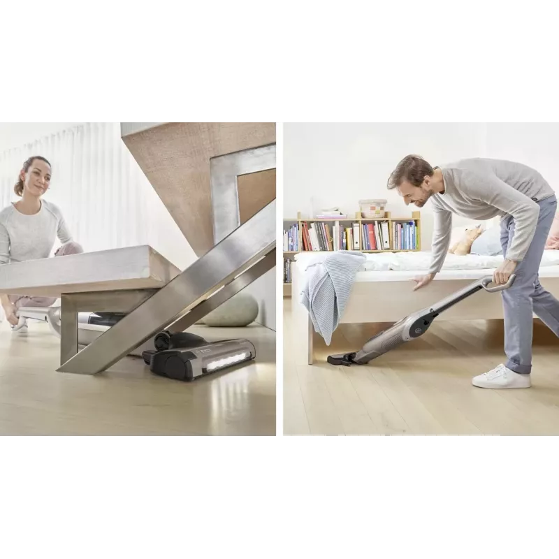 Bosch BBH3ALL23, 2-in-1 pulkpuhasti, Tolmukotita, Šampanja, Metallik, 0,4 L, Kuiv, Aku