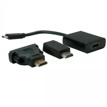 VALUE - väline videoadapter - USB-C 3.1 - HDMI - must