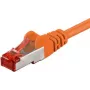 Wentronic Goobay CAT 6 ühenduskaabel, S/FTP (PiMF), oranž, 7,5 m - LSZH halogeenivaba, vask (93477)