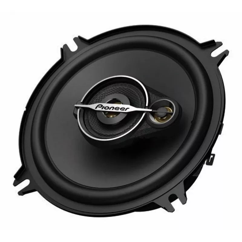 Pioneer TS-A1371F. Lautsprechertyp: 3-Wege, Spitzenstrom: 300 W, Bemessungsleistung: 50 W. Montagetiefe: 5,4 cm, Tieftönerdurchmesser: 13,3 cm, Hochtö