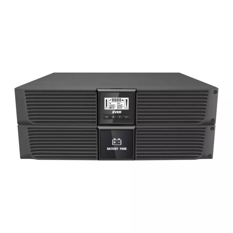UPS EVER RT 1000 T 1000VA 800W – rack/torn online UPS, 1000 VA, 800 W väljund