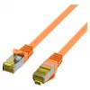RJ45 paigalduskaabel Cat.6A S/FTP LSZH Cat.7 toorkaabel oranž