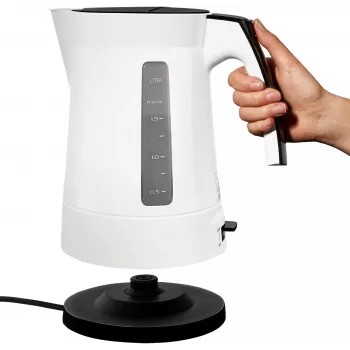 Elektriline veekeetja Melitta Enjoy Aqua 1.7 L 2400 W Must Valge