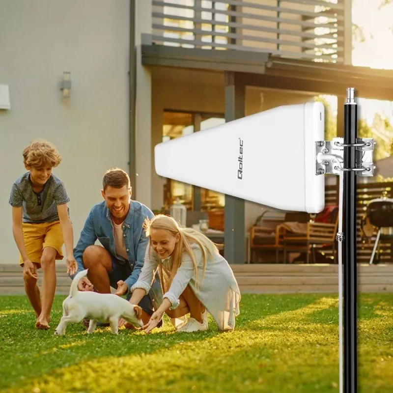 Qoltec 57043 4G LTE DUAL antenn | 14dBi | mitmesuunaline | välistingimustesse