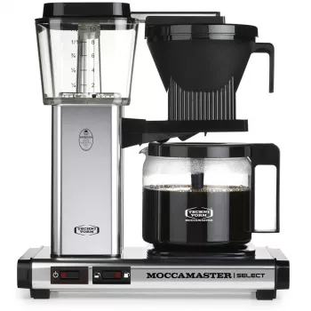 Moccamaster KBG Select kohvimasin poleeritud hõbe