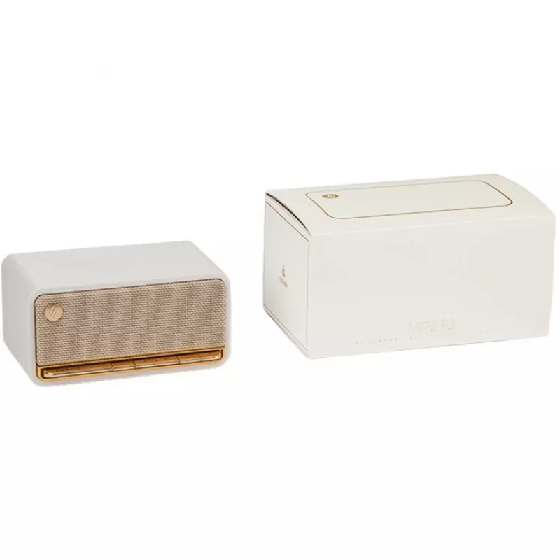 Kaasaskantav stereokõlar Edifier MP230WT 2.0, 20 W, lairibakõlarid, USB-C, juhtmega ja juhtmevaba, valge