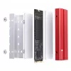M.2 SSD jahuti Jonsbo M.2-6 RED 2280 passiivne jahutusradiaator 2280 NVMe/SATA draividele