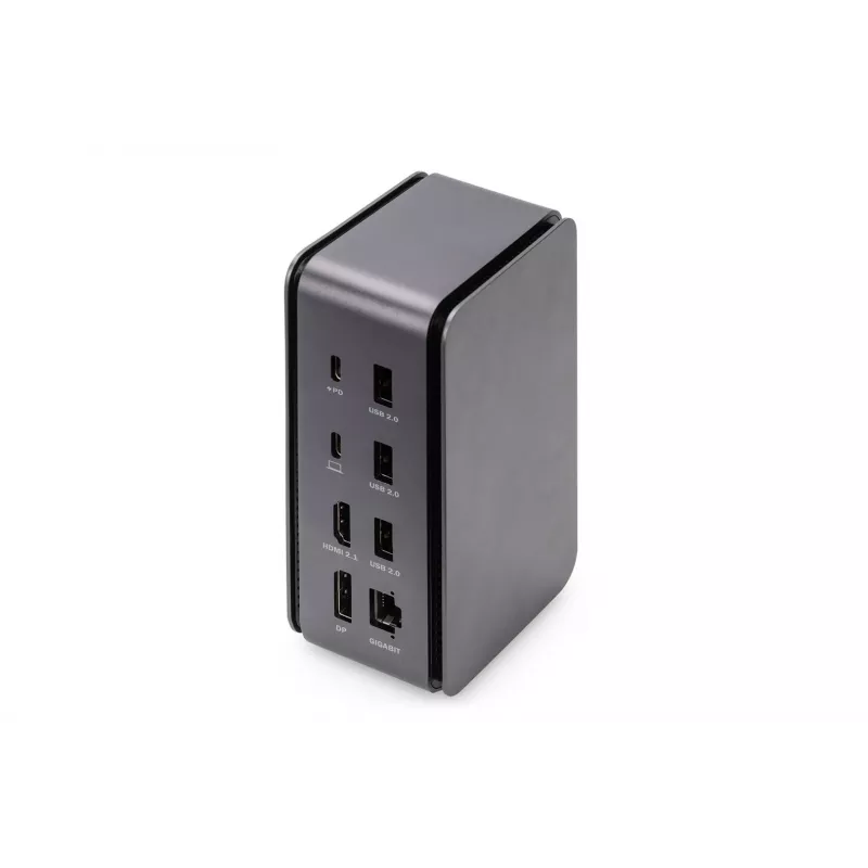 USB4 Dokkimisjaam Digitus DA-70897 8K USB USB-C 100W toiteedastus