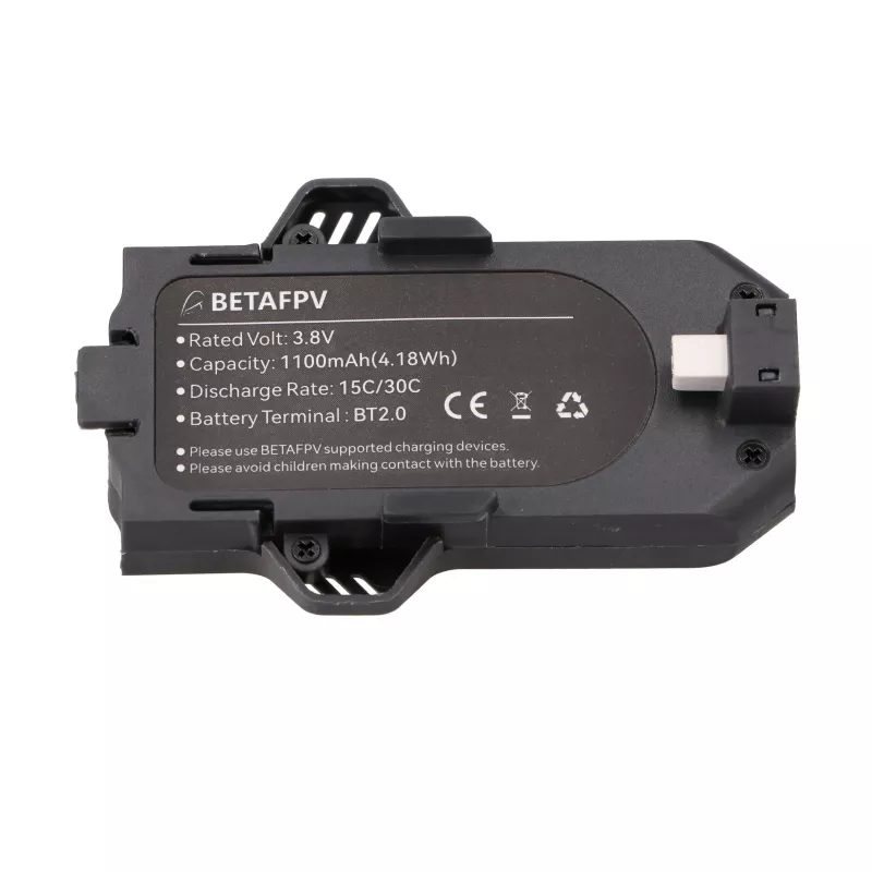 Aquila16 BetaFPV drooni akukomplekt 15C 1100mAh 2-pack, 3,8V
