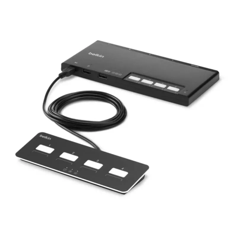 Belkin Modular Secure – KVM-lüliti – 4 x KVM-porti