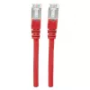 Intellinet võrguparanduskaabel, Cat6, 0,5 m, punane, vask, S/FTP, LSOH / LSZH, PVC, RJ45, kullatud kontaktid, tõmbevabastusega, saapaga, eluaegne garantii