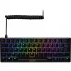 Sharkoon SGK50 S4 klaviatuur mängimiseks USB AZERTY prantsuse must 60% RGB LED