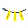 Termosildid NIIMBOT 12,5×74+35 mm, rull 65 silti, kollane