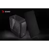 Arvuti korpus SAVIO Noctis Flow — kuubikujuline, Mini‑ITX/Micro‑ATX/ATX, 3x120 mm ees, 1x120 mm taga, 2x3,5 tolli + 3x2,5 tolli pesad, karastatud klaas