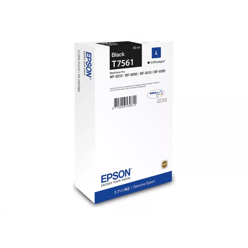 Epson C13T75614N tindikassett 1 tk Originaal Must