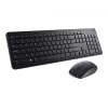 DELL klaviatuur ja hiir - KM3322W - ukraina (QWERTY), täissuuruses (100%), juhtmevaba, RF-juhtmevaba, QWERTY, must, hiir kaasas